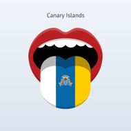 Canary Islands language Abstract human tongue
