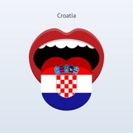 Croatia language Abstract human tongue