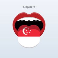 Singapore language Abstract human tongue