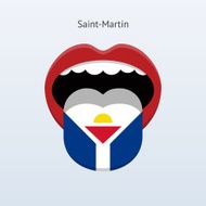 Saint-Martin language Abstract human tongue