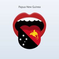 Papua New Guinea language Abstract human tongue