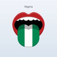 Nigeria language Abstract human tongue