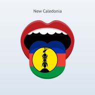 New Caledonia language Abstract human tongue