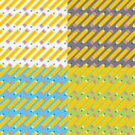 Seamless background set with pencil symbol N2