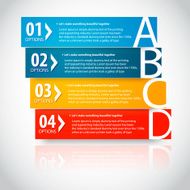 Modern infographics options banner N167