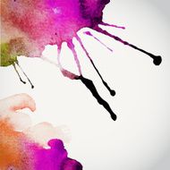 Vector hand drawn watercolor background N2
