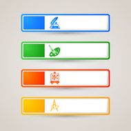 Sticker Label education set N2