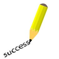 pencil sign and business concept
