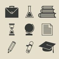 Education Icons Set N45
