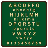 alphabet on school board N2