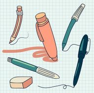 stationery vector collection