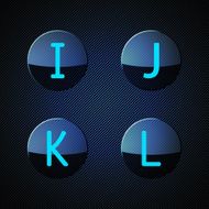 Transparent alphabet N3