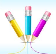 Vector Pencil CMYK