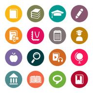 Education theme icons N2