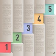 Paper style infographics N4