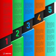 Paper style infographics N5