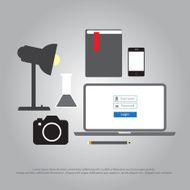 education technology vector icon