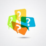 question mark icon pattern