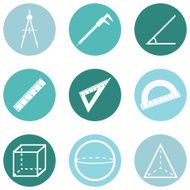 Vector Set of Geometry Icons N2