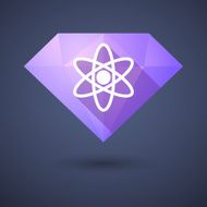 Diamond icon with an atom N2