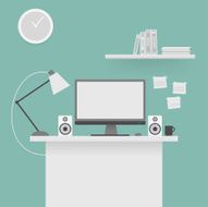 Computer desk workplace N4