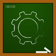 Vector cogwheel icon Eps10