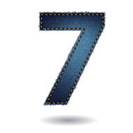 Jeans alphabet letters number N8