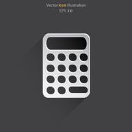 Vector calculator web icon N6