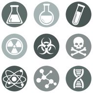 Vector Set of Chemistry Icons N4