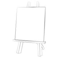 Easel painting N2