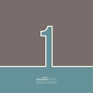 The number abstract background N3