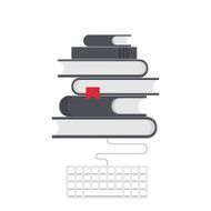 Vector modern flat education background