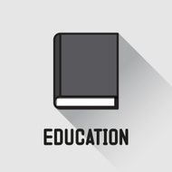 Book icon education concept N5