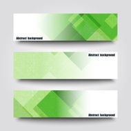 Set of banner templates with abstract background N10
