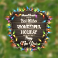 Christmas poster design template EPS 10
