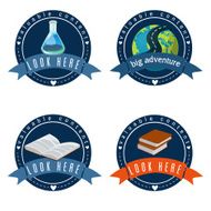 Education logo set Vector illustration Eps 10