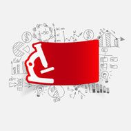 Drawing business formulas microscope N16