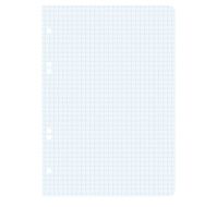 White squared blank white paper sheet