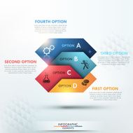 Modern infographics options banner N168