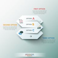 Modern infographics options banner N169