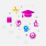 Education sticker infographic N279