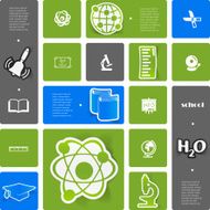 Education sticker infographic N281