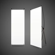 blank roll up banners set N4