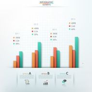 Modern infographics options banner N171