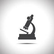Microscope vector icon N3