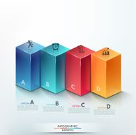 Modern infographics options banner N173