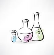 chemistry grunge icon