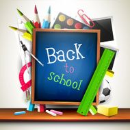 Back to school - vector background N14