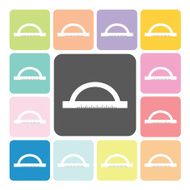Ruler Icon color set vector illustration N2