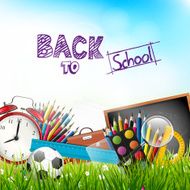 Back to school - vector background N15